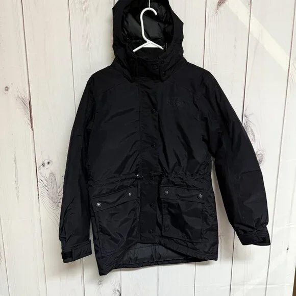 The North Face Reign On Down Parka Women’s Medium Black EUC - Picture 3 of 16